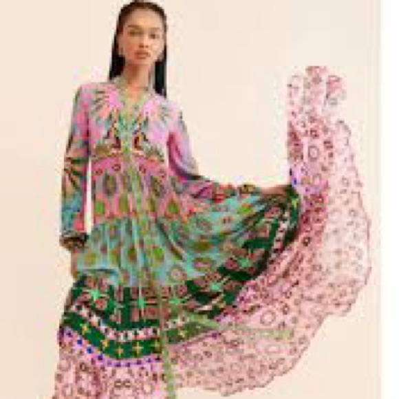 Anthropologie Sidhathha Bansel seven heaven dress size small new without tags - Picture 4 of 10